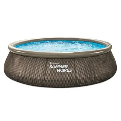 Produktbild von Quick Up Pool 457 x 107 cm - tmavý ratan, kompletní sada