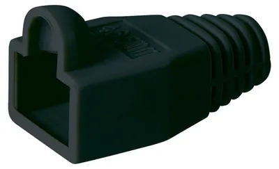 Immagine prodotto di Gommino per connettore RJ45, nero - Passacavo 6,40 mm