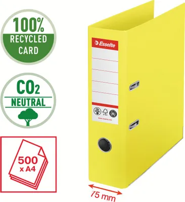 Obrázek produktu pro Esselte 627566, A4, Uskladnění, Karton, Žlutá, 500 listy, 80 g/m²