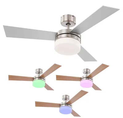 Produktbild von Smart RGB LED Deckenventilator mit Fernbedienug, 105 cm