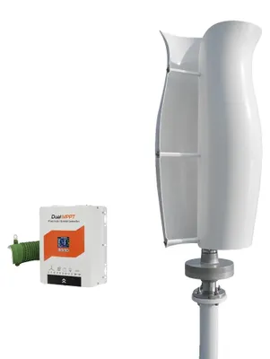 Obrázek produktu pro Větrná turbína, vysoká účinnost, dlouhá životnost, hybridní regulátor 2, 2000 W, 24 V, hybridní regulátor 2, 2000 W, 24 V