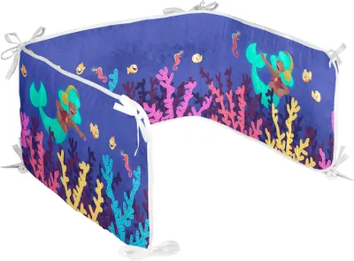 Immagine prodotto di Protezione per culla HappyFriday Mr Fox Happy mermaid Colorato 210 x 40 cm