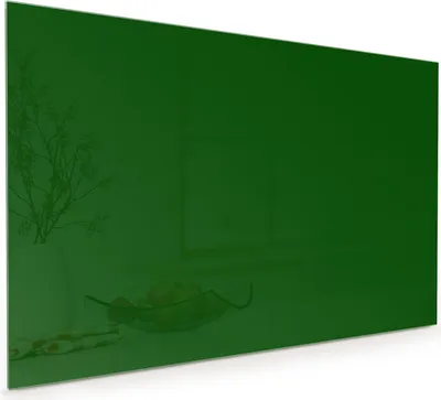 Produktbild von Küchenrückwand Spritzschutz Glas mit Motiv Dunkelgrüner Hintergrund I 40 x 40 cm