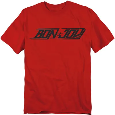 Produktbild von Bon Jovi - "New" T-Shirt für Herren/Damen Uni TV20676 (XL) (Rot)
