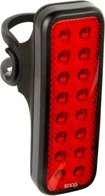 Produktbild von Knog Blinder MOB V Lampe, rote LED, Kid Grid, black (44 Lumen)