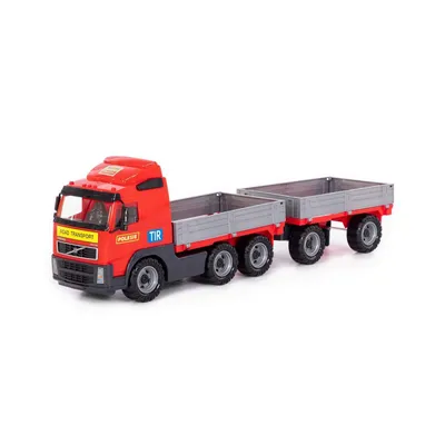Image de Wader-Polesie 9487 Camion avec rampe de remorquage dans un filet