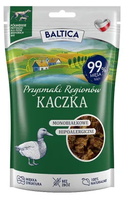 Produktbild von BALTICA Przysmaki regionów Monoprotein Duck – leckerli für hunde – 80g