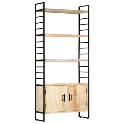 Immagine prodotto di Maison Exclusive - Libreria a 4 ripiani 80x30x180 cm in legno massello di mango