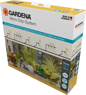 Produktbild von Gardena Micro-Drip-System Set Terrasse (30 Pflanzen)