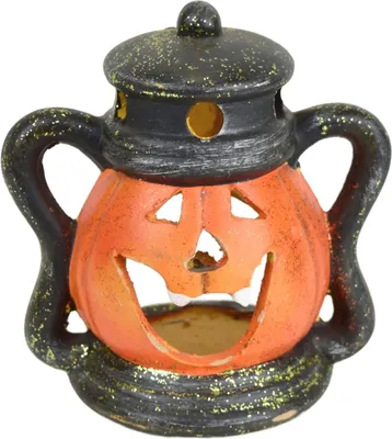 Produktbild von Keramik-Kürbis-Laterne 13,5 x 13 cm