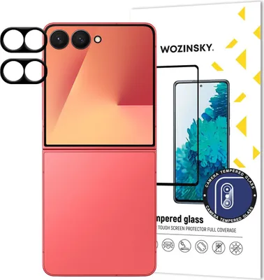 Image de Verre Trempé 9H pour Caméra Samsung Galaxy Z Flip 7 - Wozinsky Noir KP39662