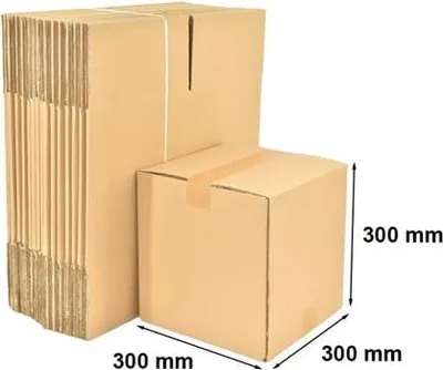 Zdjęcie produktu dla Kartony Klapowe Pudełko Katronowe Do Pakowania 300x300x300mm, 50 szt