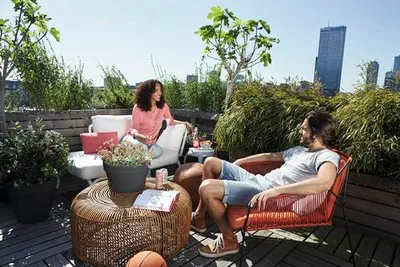 Produktbild von elho loft urban Untersetzer Rund 24 - anthrazit