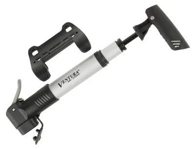 Produktbild von Ventura FAHRRADPUMPE MINI DOPPELT TELESKOPISCH KLAPPBAR T-GRIFF