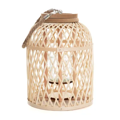 Produktbild von HOMLA AVLI Laterne mit LED Kerze 21x27,5 cm
