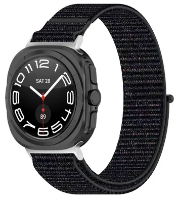 Image de Pour Samsung Galaxy Watch Ultra 47 mm - Bracelet de sport élastique en nylon avec fermeture velcro M1