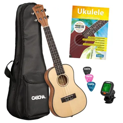 Produktbild von Cascha HH2152 Natural Konzert-Ukulele
