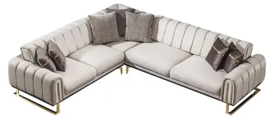 Produktbild von Ecksofa WAVE , Beige Langer Schenkel Rechts