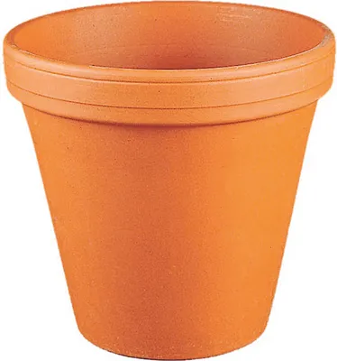 Produktbild von SPANG Pflanzkübel, rund, Ø 22x19 cm, aus Ton in terracotta