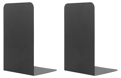 Produktbild von Omgoods – Set aus Metall-Bücherstützen – Rutschfeste Bücherhalter für Zuhause und Büro