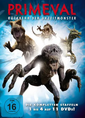 Obrázek produktu pro Primeval - Rückkehr der Urzeitmonster/Staffel 1-4 - Box-Set  [11 DVDs]