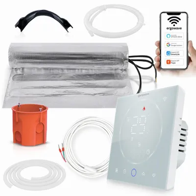 Obrázok produktu pre Kúrenie pre panely, 4 m², s WiFi termostatom, kúrenie pre panely