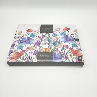 Immagine prodotto di CREATIVE TOPS Tovagliette rettangolari con retro in sughero Motivo: Fiore di campo Multicolore (23,20)