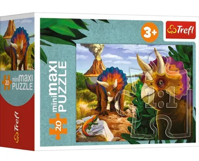 Zdjęcie produktu dla Puzzle 20 miniMaxi Poznaj świat dinozaurów 4 TREFL