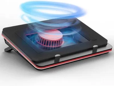 Produktbild von Famanu Laptopkühler - Kühlpad mit USB-Hub - 17 Zoll