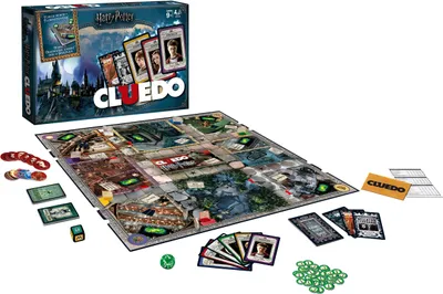 Produktbild von Cluedo Harry Potter Brettspiel Gesellschaftsspiel Edition Sonderedition weiß Deutsch