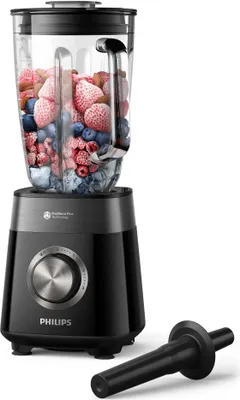 Produktbild von Philips Mixer 5000-Serie, 1200 W, Glasbehälter, 3 + Pulse (HR3030/00)