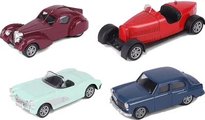 Produktbild von Oldtimer zum Zurückziehen aus Metall, 10,5 cm