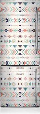 Produktbild von Kühlschrankfolie Aufkleber Kühlschrankmagnete Dekoration Kühlschrankfolie 60x205 cm - Ethnisches Muster