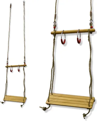 Immagine prodotto di Altalena multifunzionale in legno per bambini MASTER