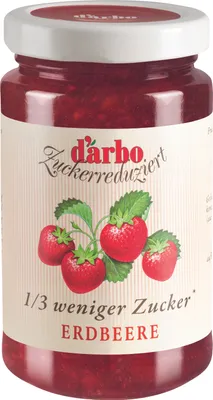 Produktbild von DIÄT-KONFITÜRE ERDBEER 330g mit 67% weniger Kalorien von Darbo