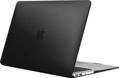 Produktbild von Fintie Hülle Kompatibel mit MacBook Air 13 (2010-2017 Freisetzung) A1466/A1369, Ultradünne Plastik Hartschale Schutzhülle Snap Case, Nicht Kompatibel mit MacBook Air 13 2020, Schwarz(Matt)