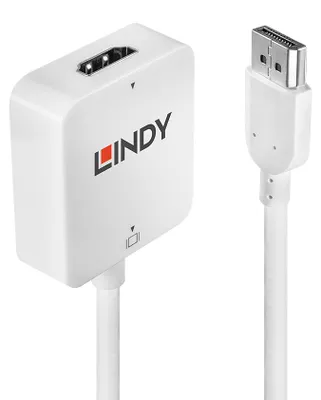 Produktbild von Lindy 38146, HDMI Typ A (Standard), DisplayPort, Weiblich, Männlich, Gerade, 3840 x 2160 Pixel