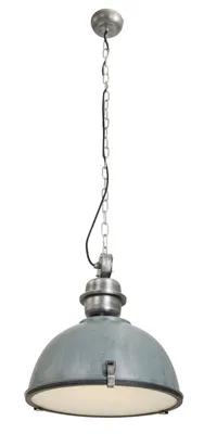 Produktbild von Steinhauer Pendelleuchte Bikkel 1-flammig Grau Matt 42x42cm