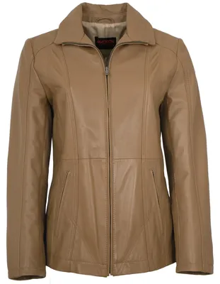 Produktbild von MADDOX - Damen Echtleder Lederjacke Lammnappa camel