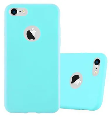 Obrázok produktu pre Cadorabo puzdro pre Apple iPhone 7 / 7S / 8 / SE 2020 ochranné puzdro v modrej farbe puzdro na mobilný telefón TPU silikónový kryt