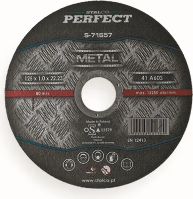 Zdjęcie produktu dla tarcza tnąca. do stali 115x1,6x22,23mm STALCO