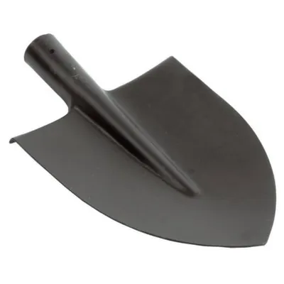 Produktbild von Spitzspaten aus Stahl mit einer Blattgröße von 220 x 300 mm, ohne Stiel