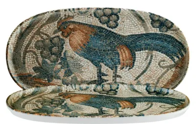 Produktbild von Mesopotamia Bandeja Hygge Platte oval 30x16cm - 6 Stück