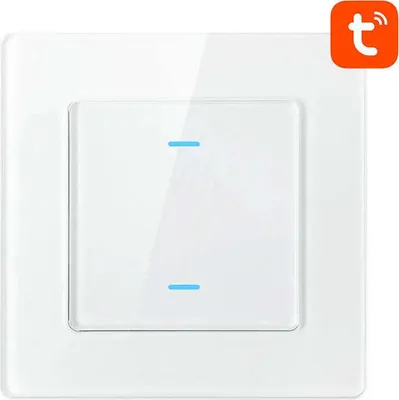 Obrázok produktu pre Avatto N-TS10-W2 2-cestný inteligentný nástenný vypínač TUYA WiFi, biely