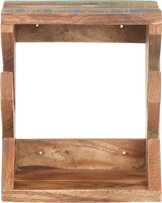 Immagine prodotto di vidaXL Supporto da parete per skateboard 25x20x30 cm Legno massiccio riciclato