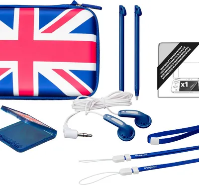 Immagine prodotto di BigBen Pack Essential XL - UK - nuovo 2DS XL/nuovo 3DS XL(borsa, 3 custodie per giochi, 2 penne di ricambio, auricolari stereo, protezioni per lo schermo e 1 cinturino da polso e 1 cinturino da collo)