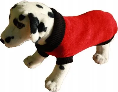 Produktbild von Amiplay Hundepullover Rot XXS mit Rollkragen für Welpen