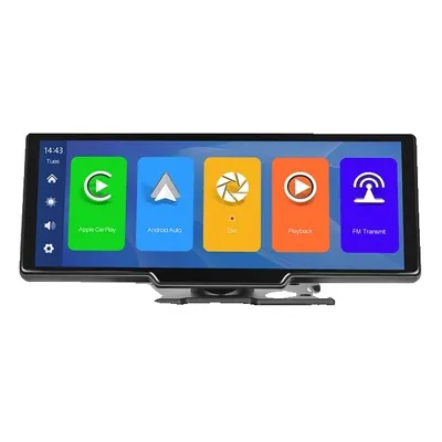 Zdjęcie produktu dla Odtwarzacz multimedialny Carplay i Android Auto, bezprzewodowe nagrywanie wideo, sterowanie głosowe AI, monitor 93