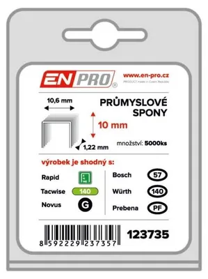 Obrázek produktu pro PROFI sponky, 345/10 mm, 5000 kusů, ENPRO