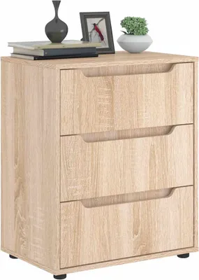 Produktbild von Möbel Sideboard VISNES Sonoma-Eiche 60x40x73 cm Holzwerkstoff - Kommoden 4108287